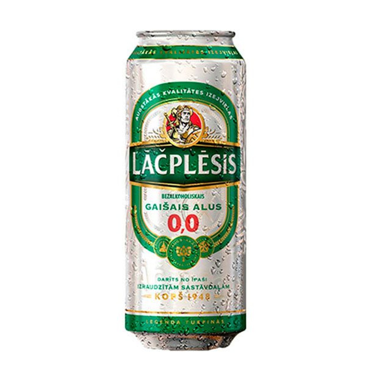 Bezalk. alus LĀČPLĒSIS 0% 0.5L can