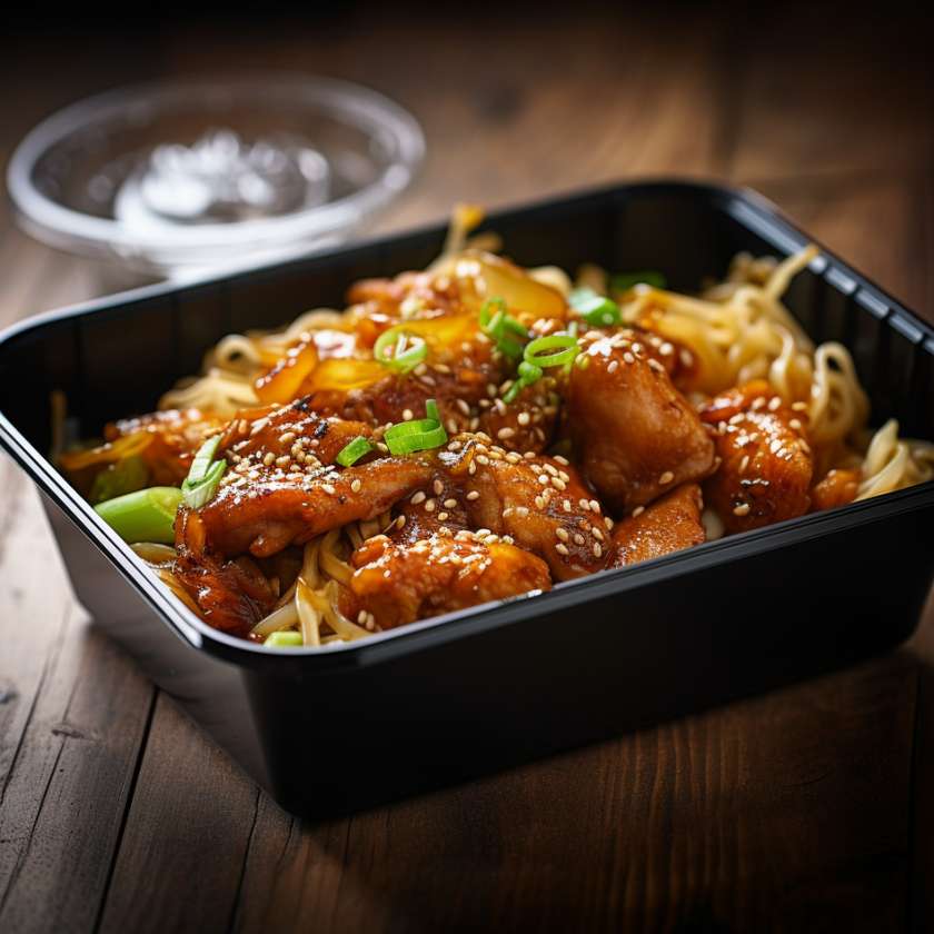 Roasted noodles of your choice