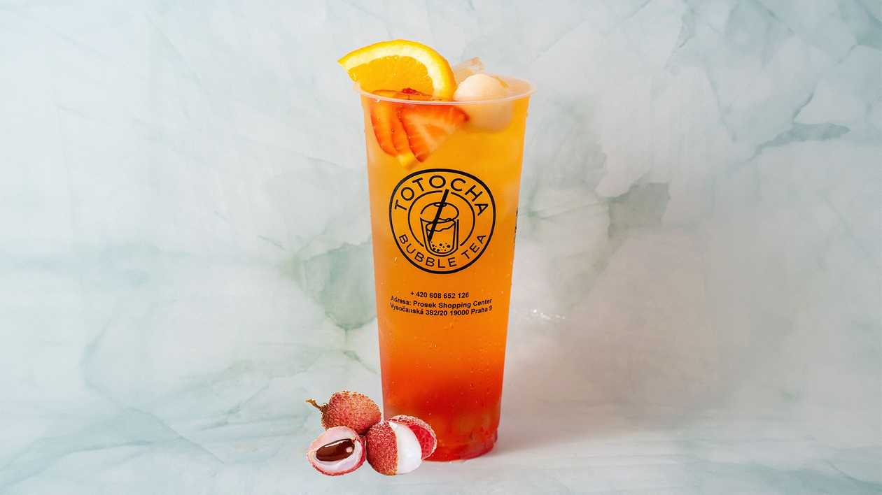 Lychee, Orange & Strawberry