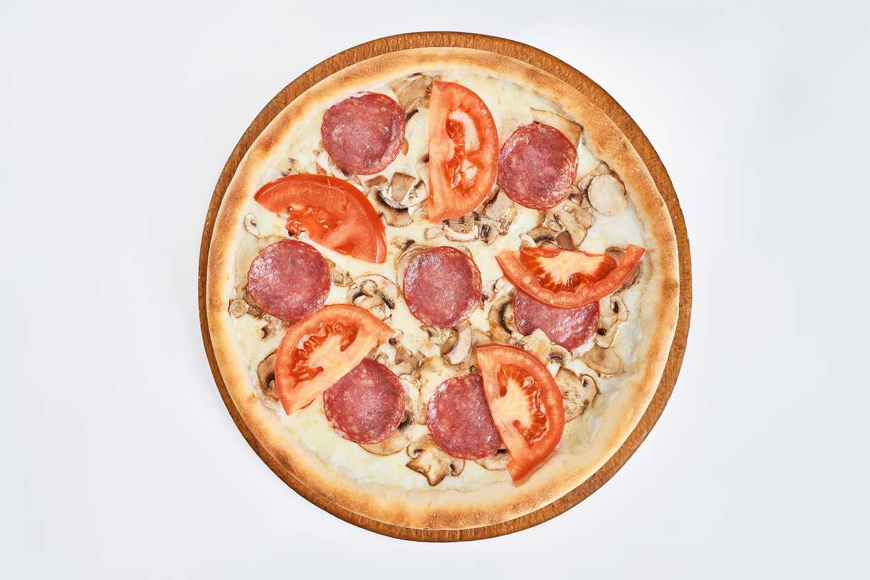 Salami and Mushroom Pizza (390g)