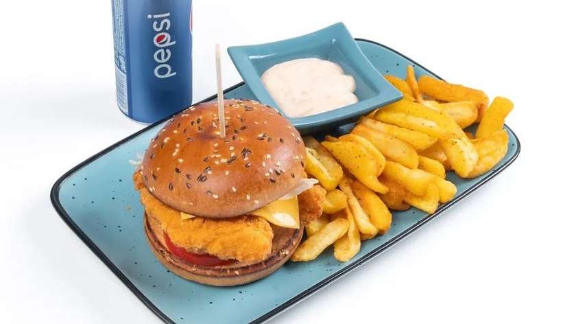 Crispy burger