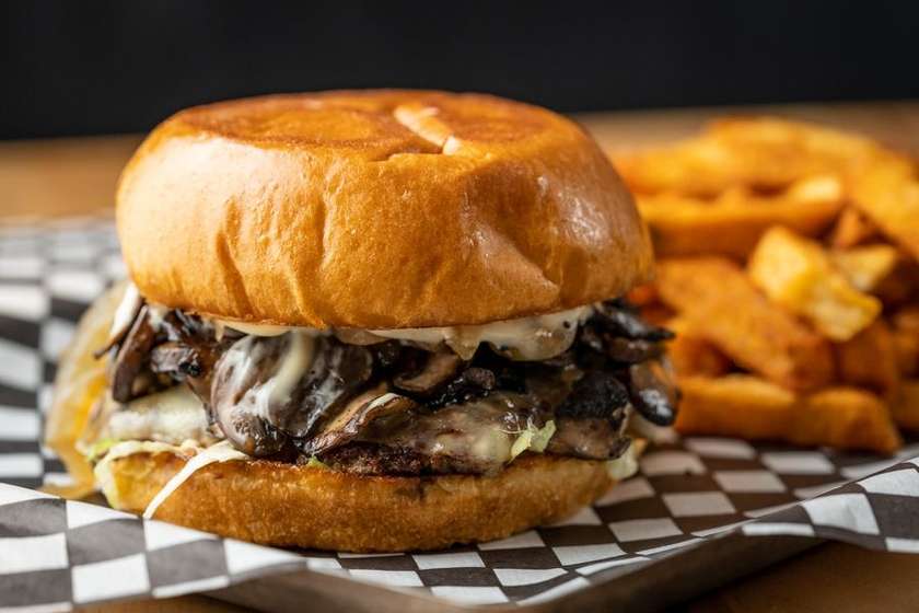 Swiss burger