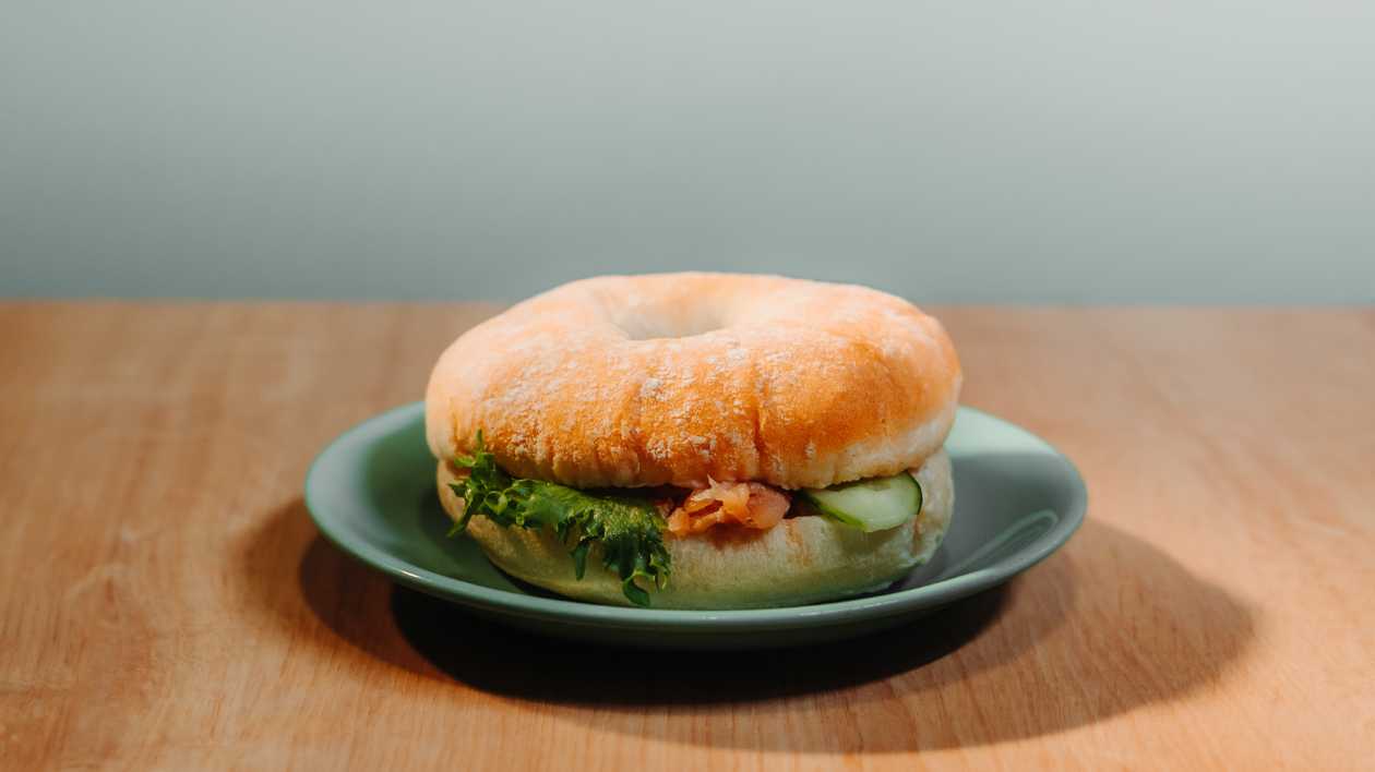 Bagel or salmon 125 g
