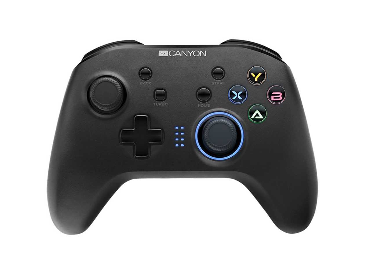 CANYON GP-W3, 2.4G Wireless Controller With Built-In 600mah Battery, 1M Type-C Charging Cable-C12751