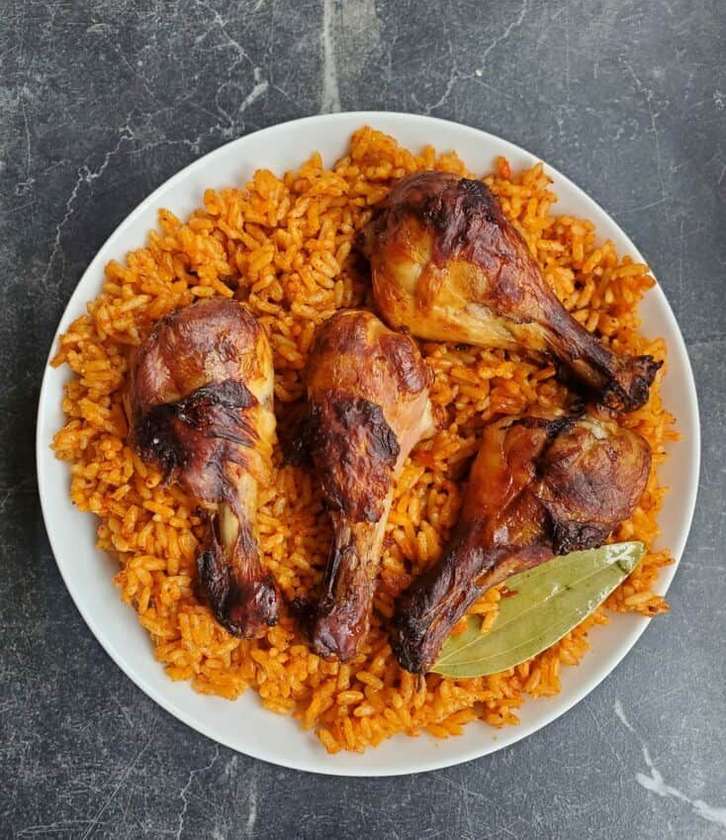 Jollof with Chicken