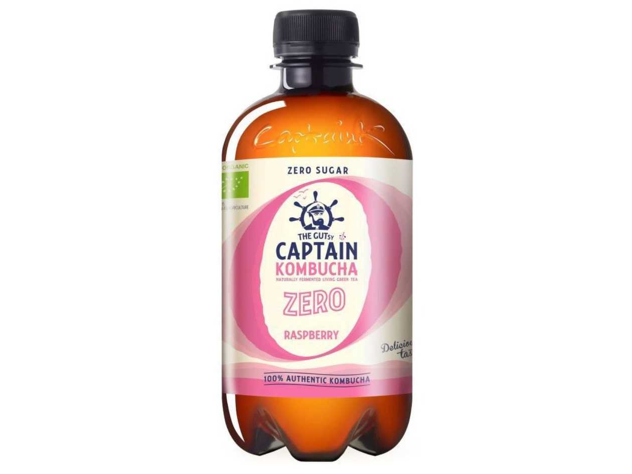 Captain kombucha raspberry ZERO 400 ml ORGANIC