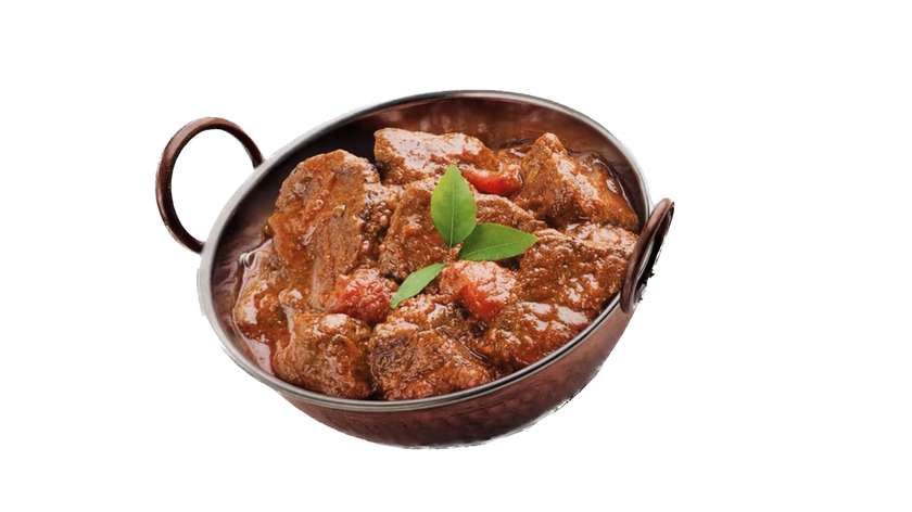 vindaloo beef curry & rice