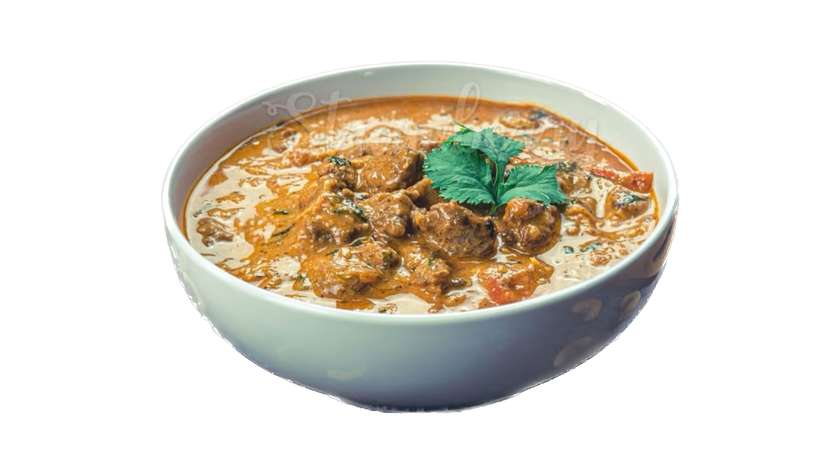 beef korma curry & rice