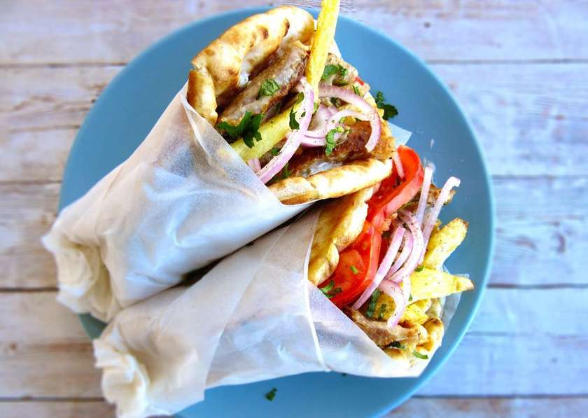 Pork gyros