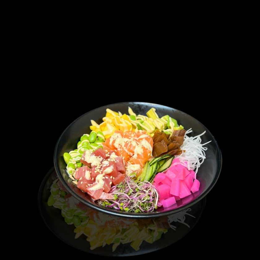 Poke mix losos- tuňák