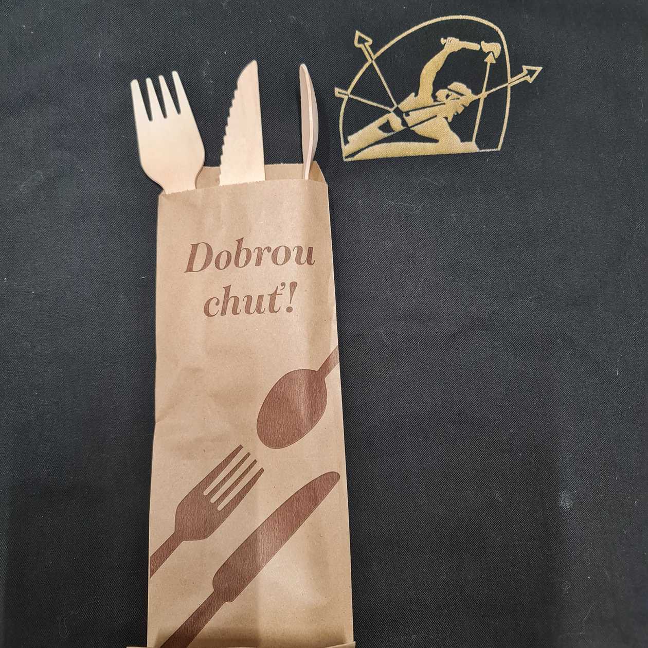 dřevěné příbory komplet
