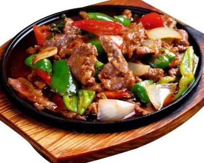 Beef on Hot Plate