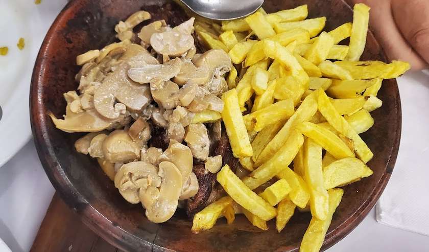 Lombinhos de Vitela com Cogumelos