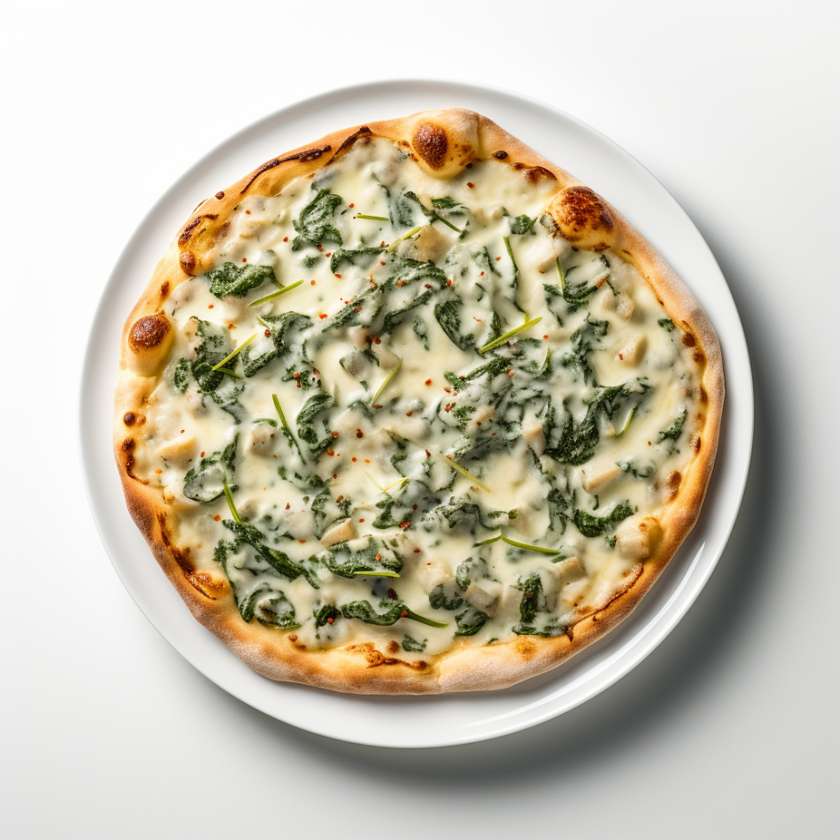 Bianca pollo e spinaci