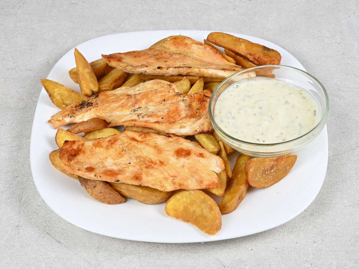 Grilled chicken fillet