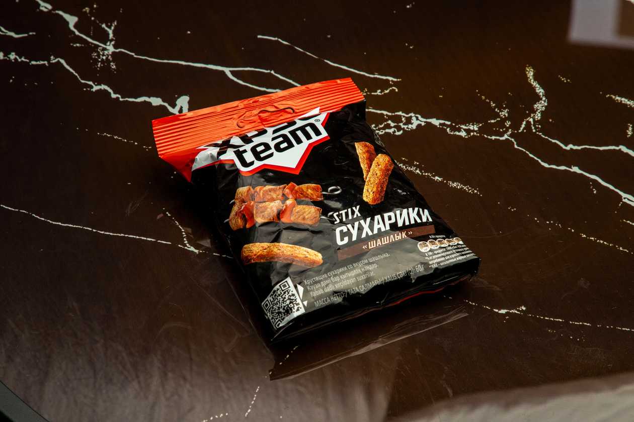 Medium crispy croutons.