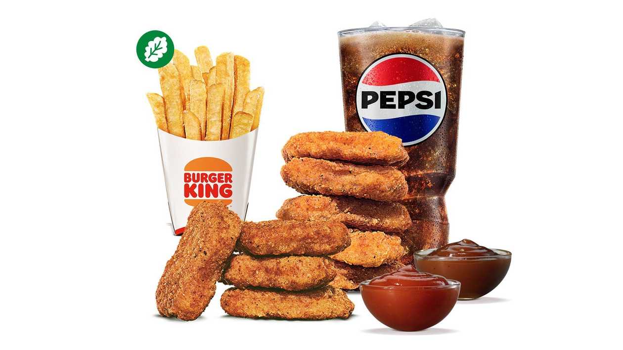Plant based Nuggets 9 pcs + 2 sauces Meal