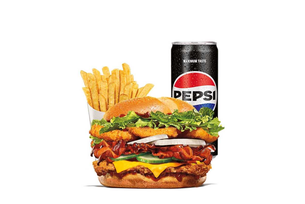 Summer Crunch Chicken Burger Zestaw