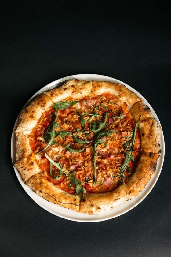 Spicy Pizza with Bacon