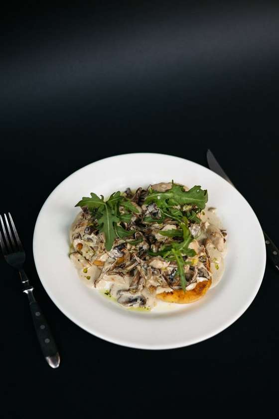 Polenta with Mixed Mushrooms