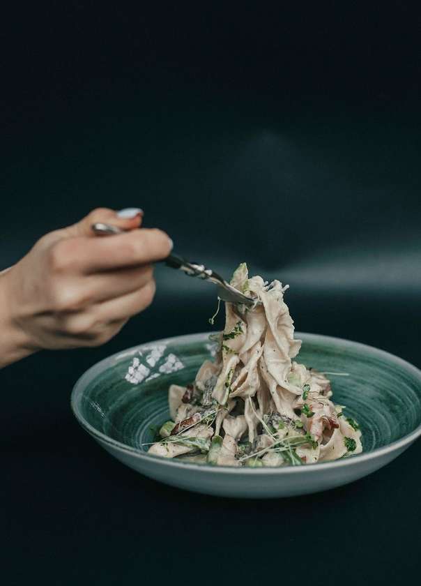 Tagliatelle with mixed mushrooms