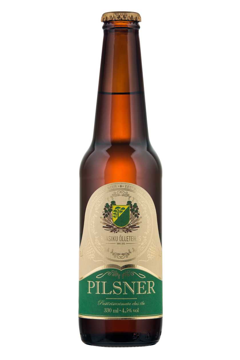 Õlu Raasiku Pilsner 4,5% alc pudel 0,33L
