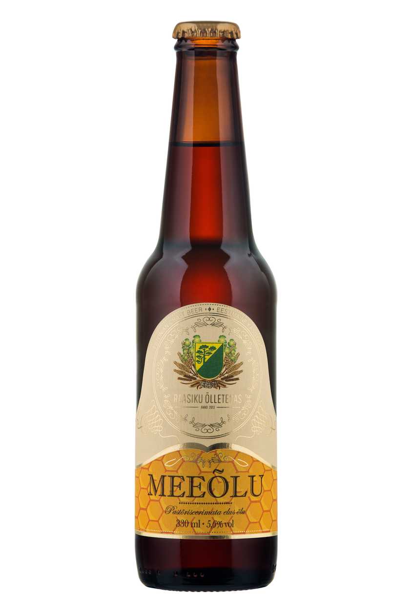 Õlu Raasiku  Meeõlu 5,6% alc pudel 0,33L
