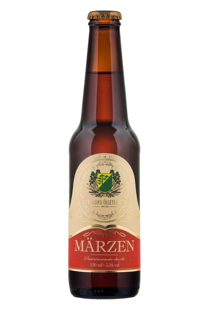 Õlu Raasiku Märzen 5,5% alc pudel 0,33L