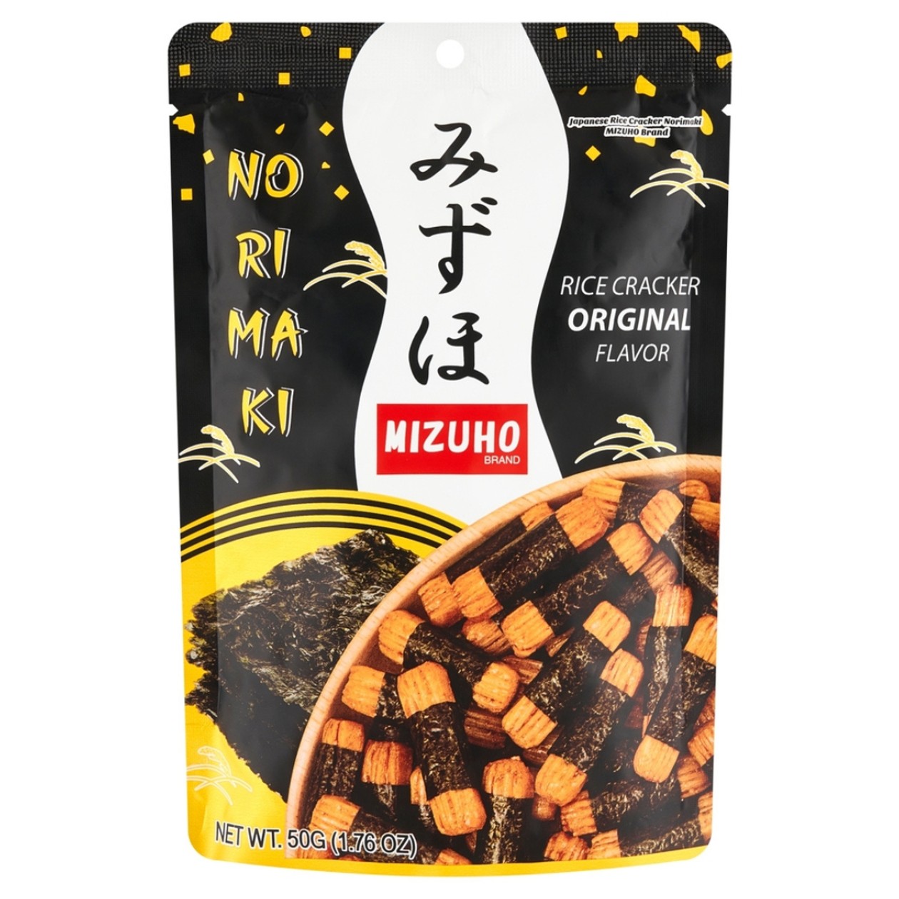 Crispy Rice Snack Norimaki Original Mizuho 50g (expires soon)