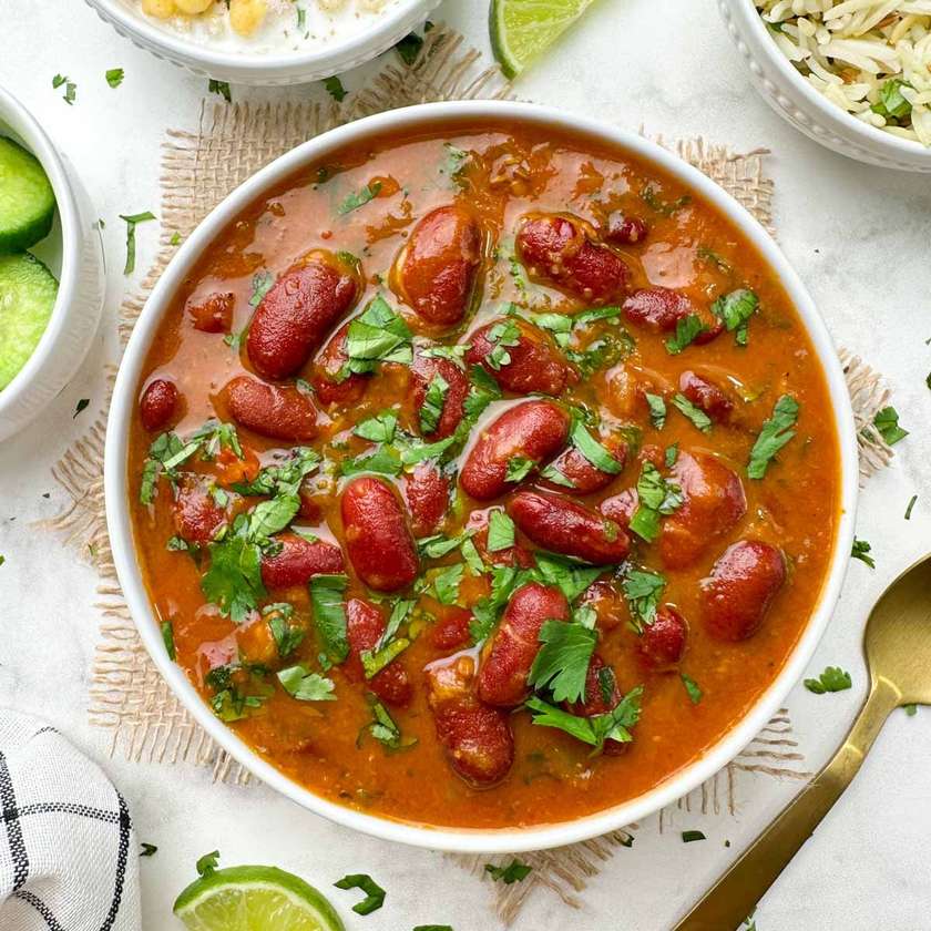 Lunch Rajma Masala