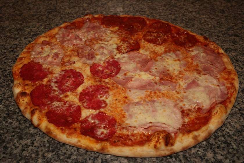 Pizza quattro salami 45cm