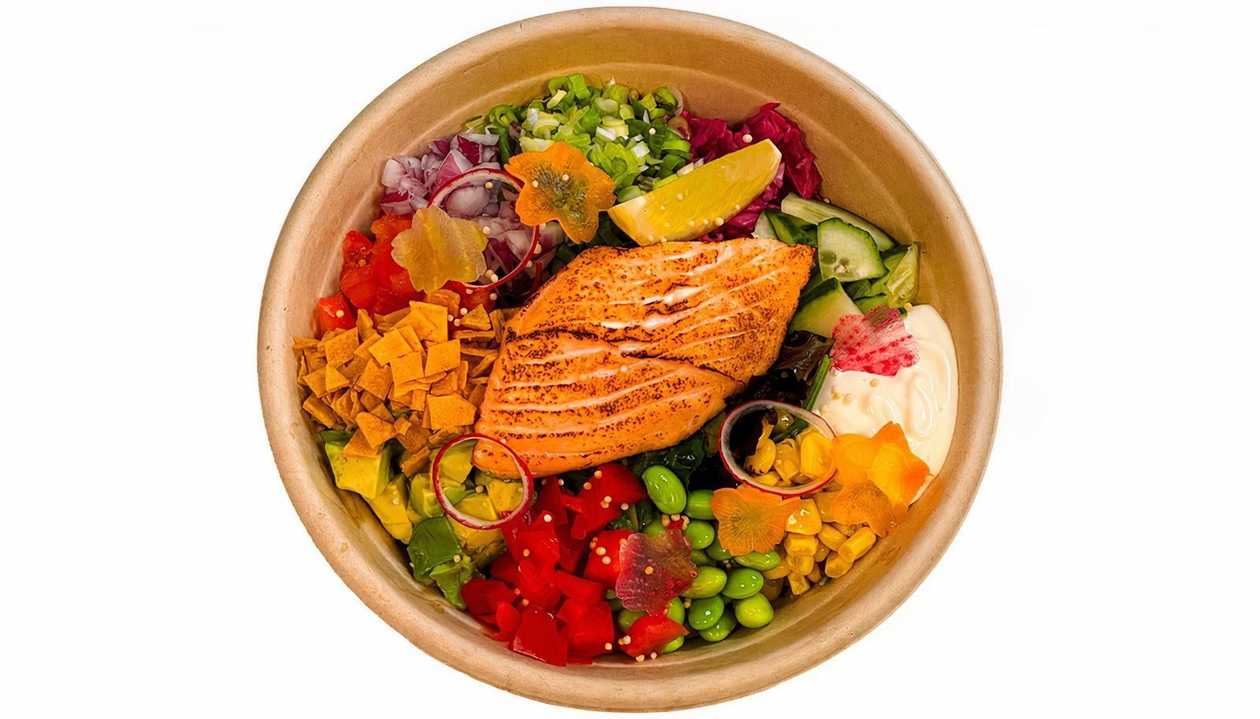 PK8. Poké grilled salmon