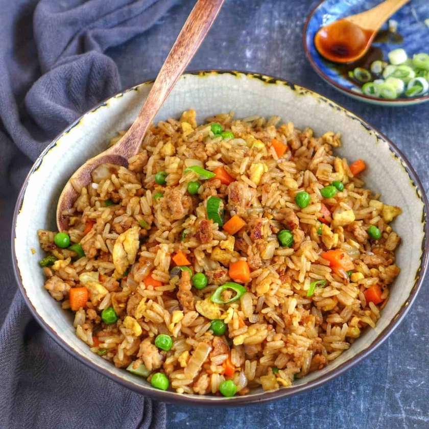 Arroz Frito com Porco