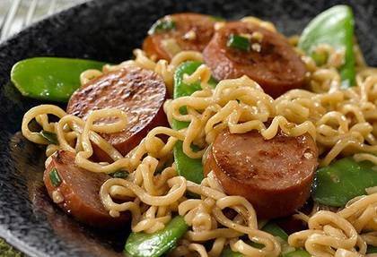 Noodles with Extra Sausage