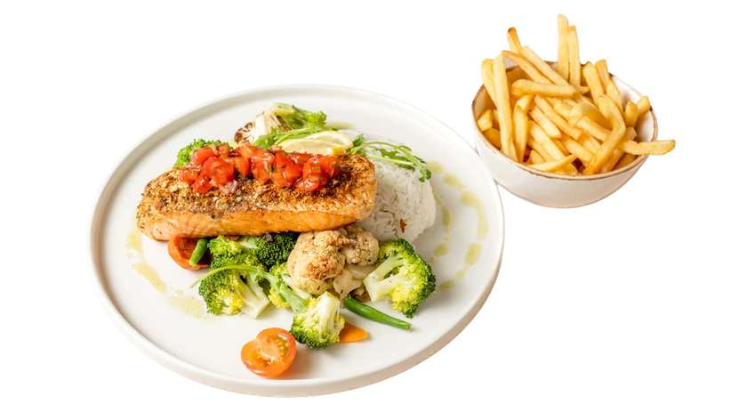 Herb Crusted Baked Salmon