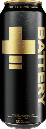 Battery Energy Drink  0,33 л: 0% Алкоголь,Енергетичний напій