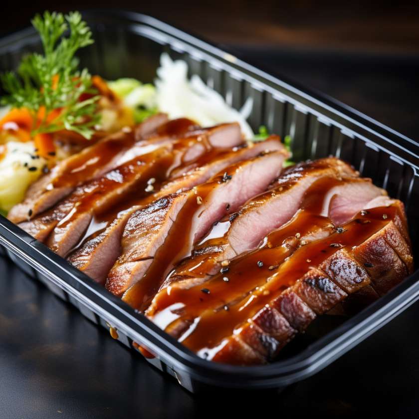Duck on honey