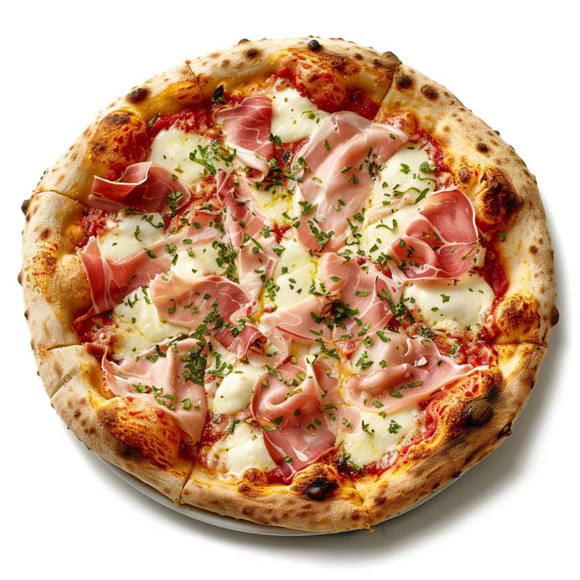 Al Prosciutto pizza