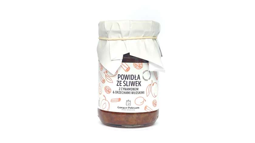 Powidła ze śliwek z cynamonem & orzechami włoskimi