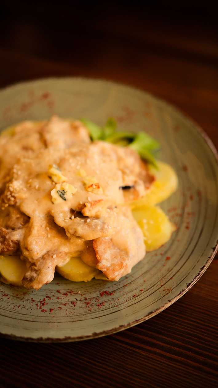 Copy of Potatoes with Pork Tenderloin and Porcini Mushrooms