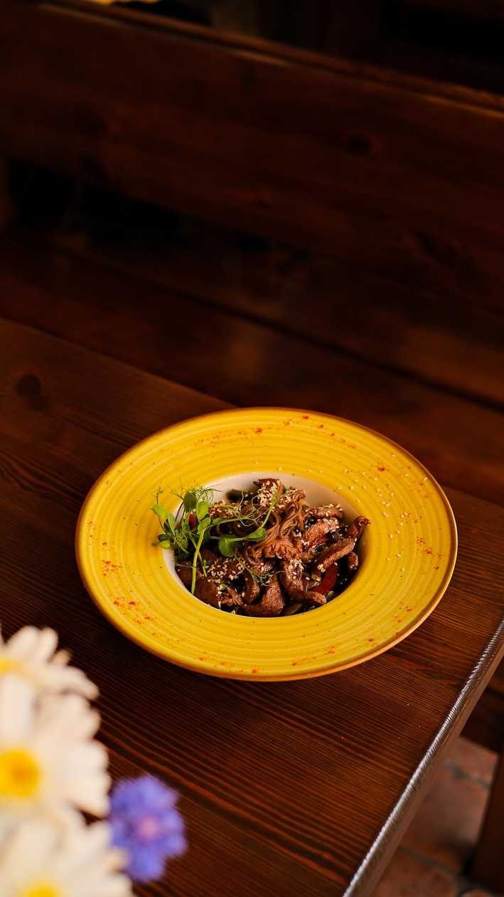 Soba Noodles with Veal