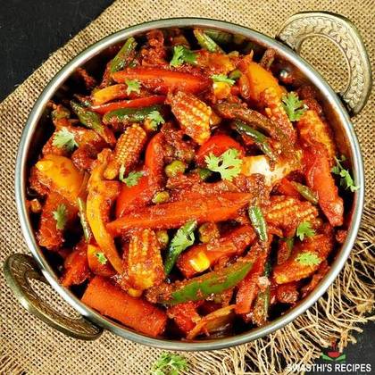 Vegetable Jalfrezi or Keema