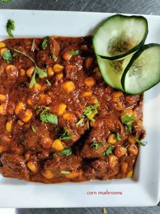 Corn & Mushroom Masala