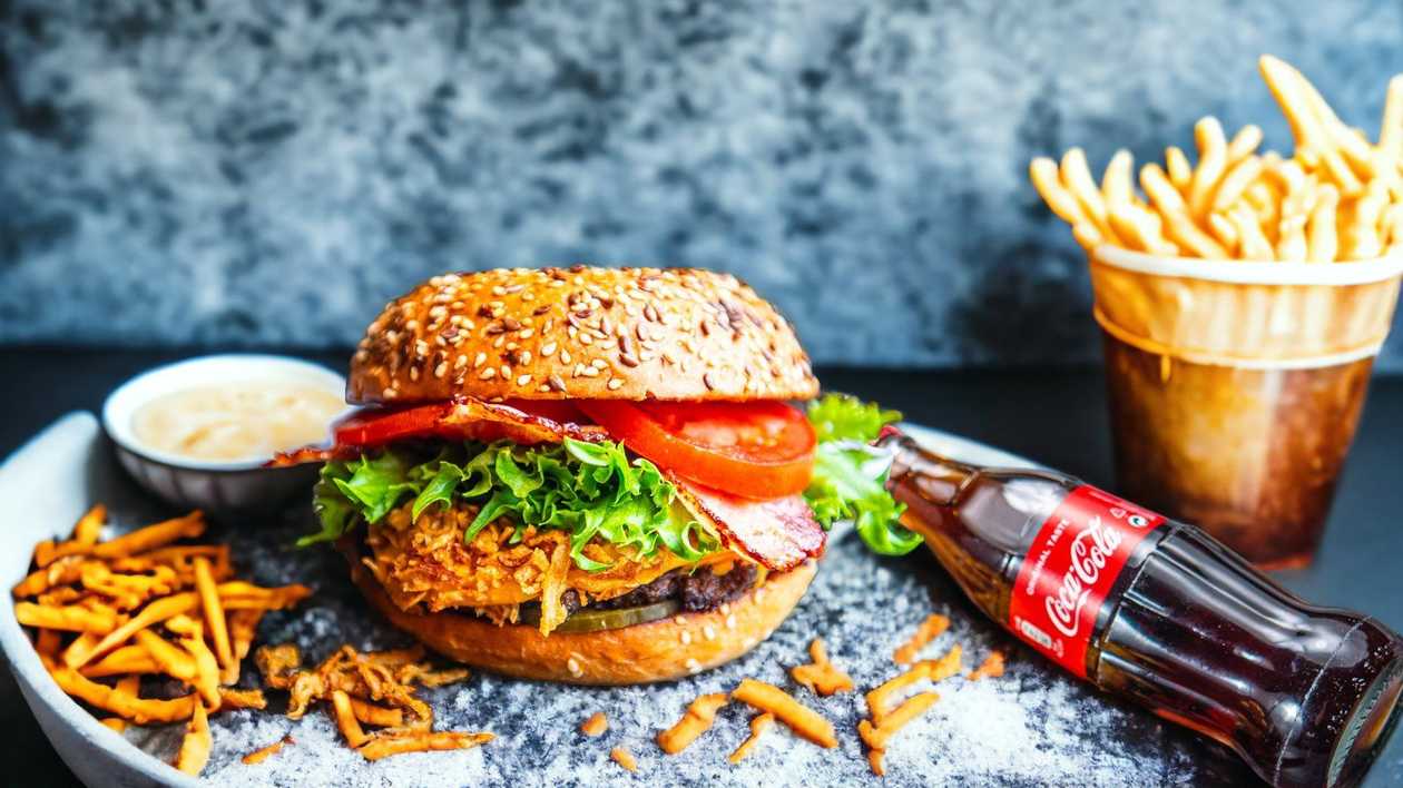 BBQ Grill burger kombo