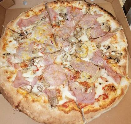 Pizza Prosciutto e Funghi  Ø30cm