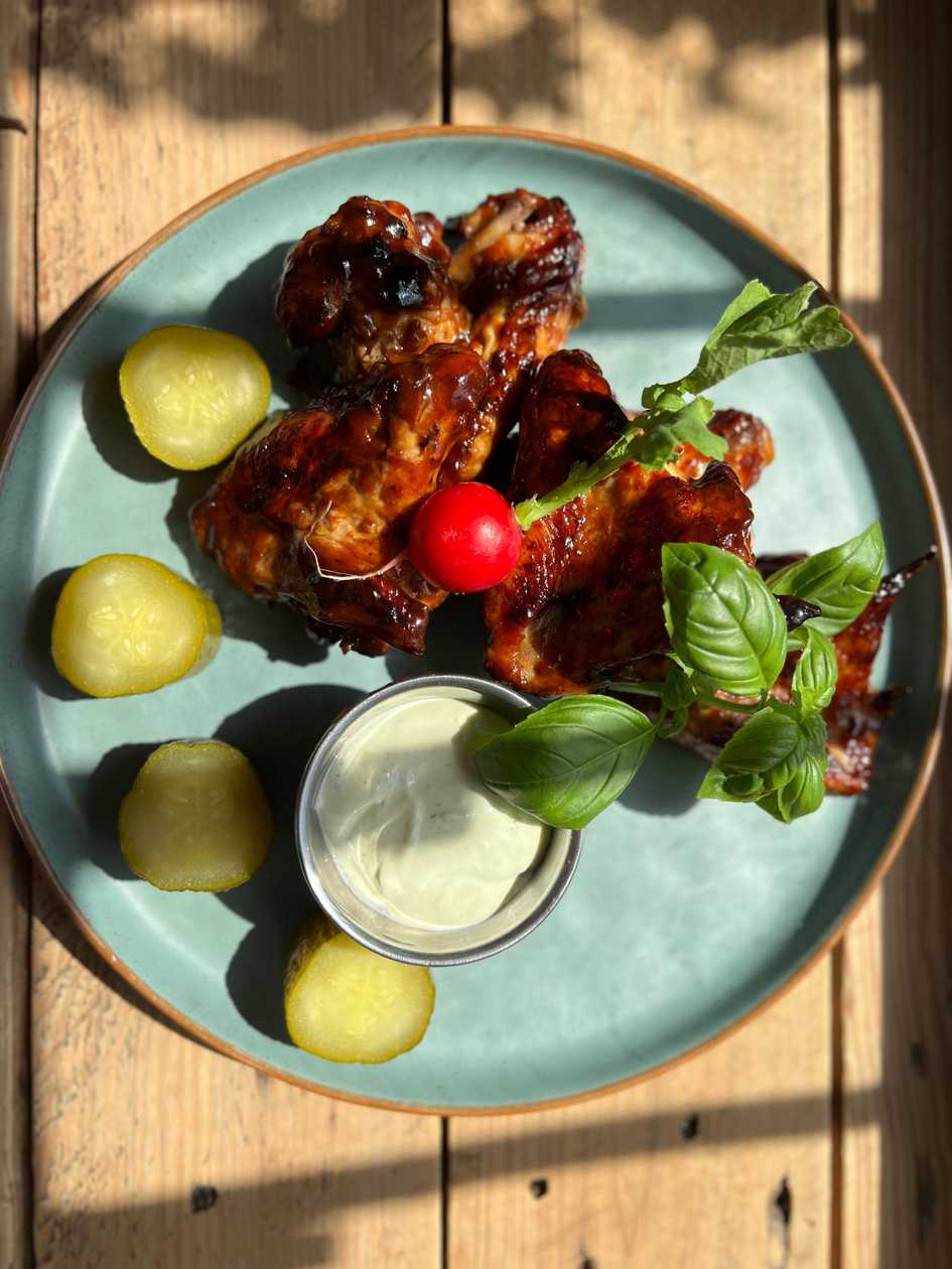 BBQ chicken wings