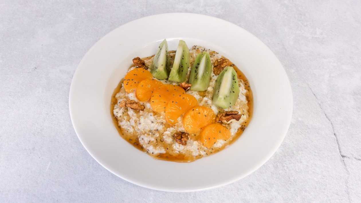 Porridge with plant-based milk