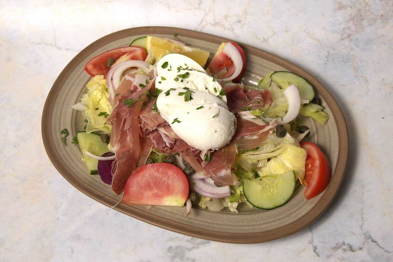 Parma Ham & Mozzarella Di Bufala Salad