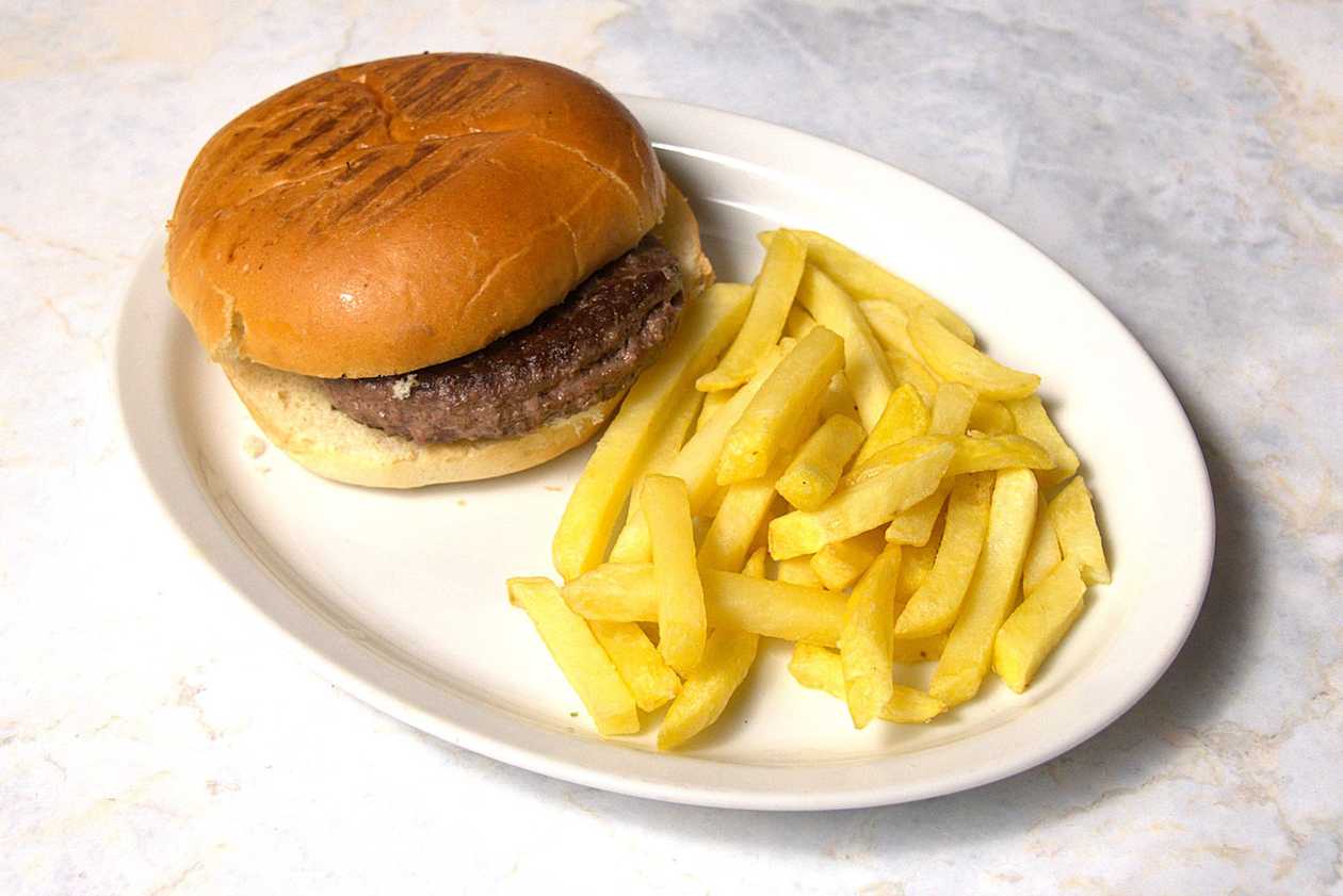 Kids Beef Burger & Chips