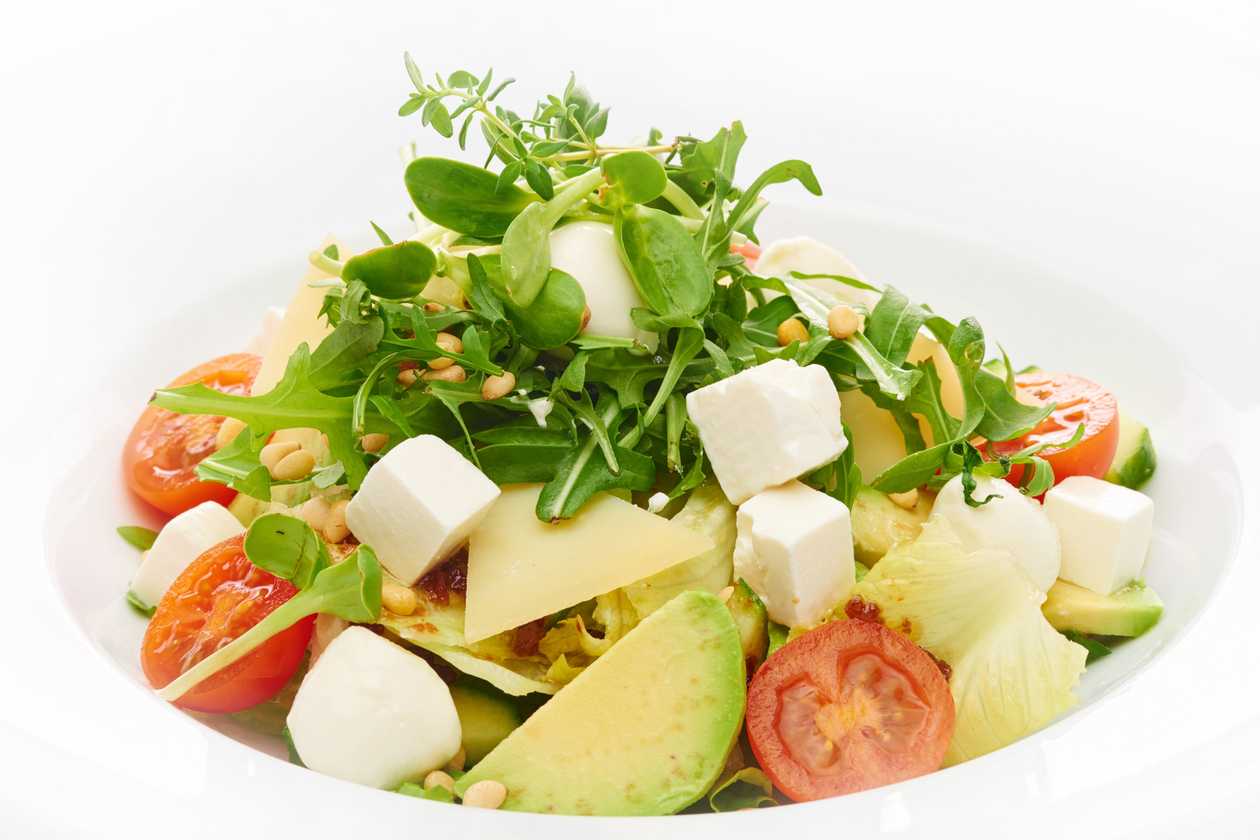 Three cheese salad